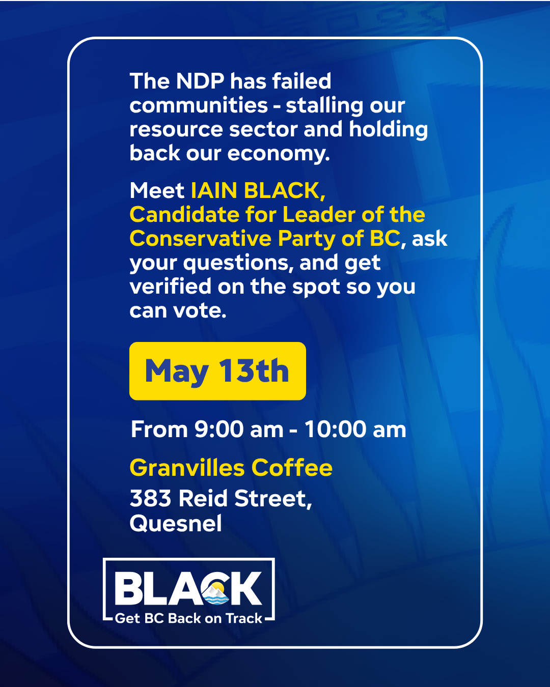 A Conversation with Iain Black